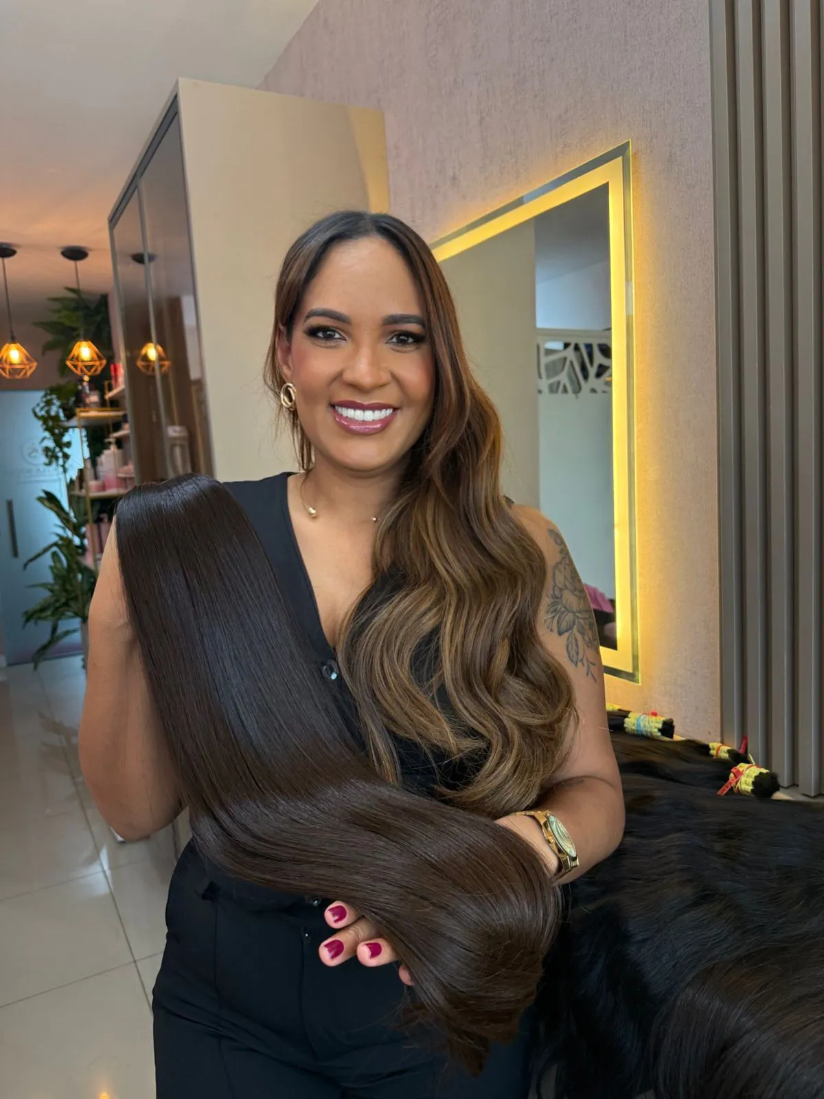 Priscila Souza Mega hair em Salvador